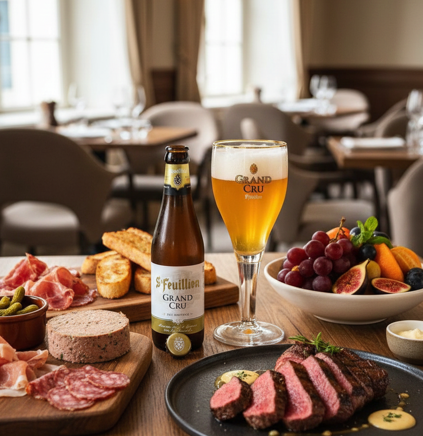 Beer and Food - St. Feuillien Grand Cru: A Powerful and Mature Beer