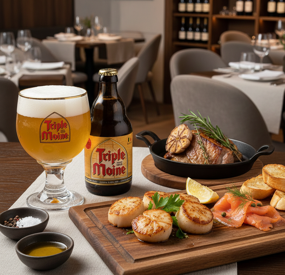 Dish 2 - Triple Moine: Golden Melody from the Land of Sacred Stones