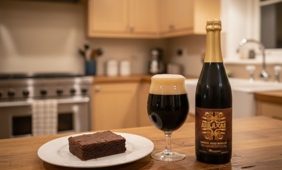 Abraxas Barrel Aged and brownie are the perfect match for rich, warm sweetness - Abraxas Barrel-Aged: The Ultimate Charm