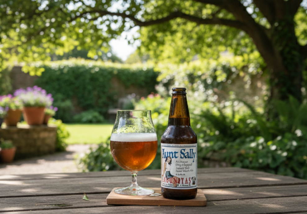 Aunt Sally's amber hue is warm and shimmering with golden hues - Aunt Sally: A Sweet and Sour Kiss Melts in Your Mouth