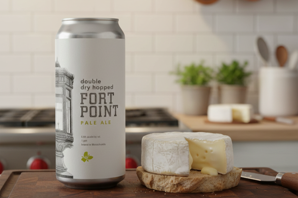 Bia nay phu hop thuong thuc cung pho mai Brie mem mai - Fort Point Pale Ale - Double Dry Hopped: Tượng Đ&agrave;i Hương Vị