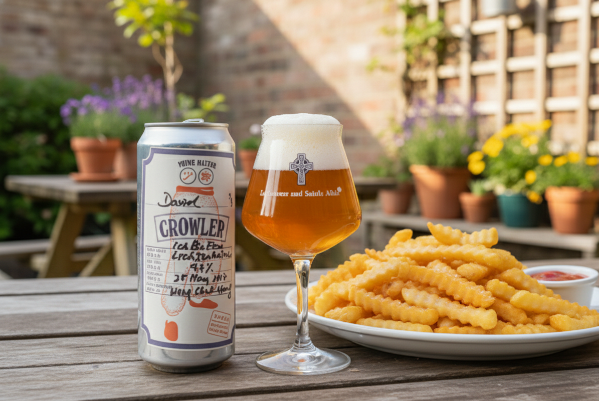 The perfect afternoon is enjoying beer with a plate of golden-brown fries - Ich Bin Ein Lichtenhainer: A Whisper from the 14th Century