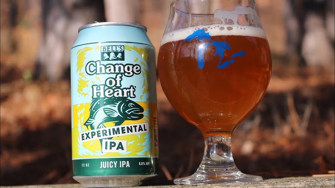 Change of Heart Experimental Cold IPA features a fish-shaped design at its center - Change of Heart Experimental Cold IPA: Warm and Invigorating Beer Flavor