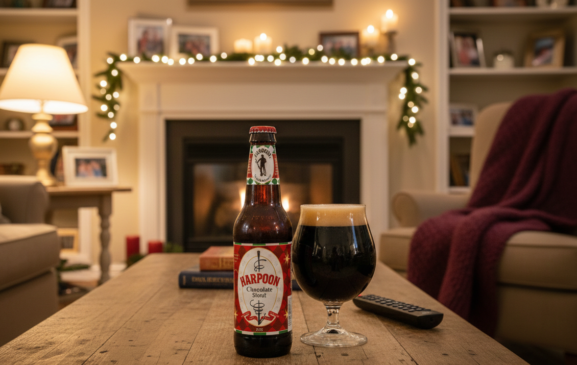 Chocolate Stout co thiet ke voi mau do goi cam giac bia cua mua le hoi - Chocolate Stout: H&agrave;nh Tr&igrave;nh Cảm X&uacute;c Trong Từng Ngụm Bia