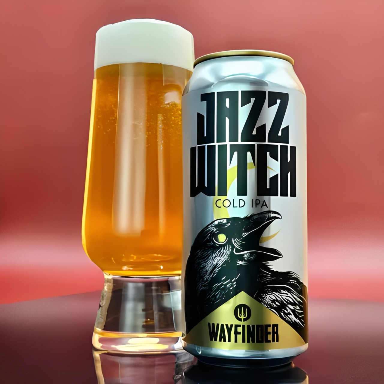Cold IPA hat ein sehr beeindruckendes und auffälliges Verpackungsdesign – Jazz Witch: Lost in the Land of Intersection.