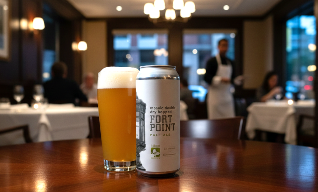 Fort Point Pale Ale - Mosaic Dry Hopped Hoàng Hôn Trong Ly