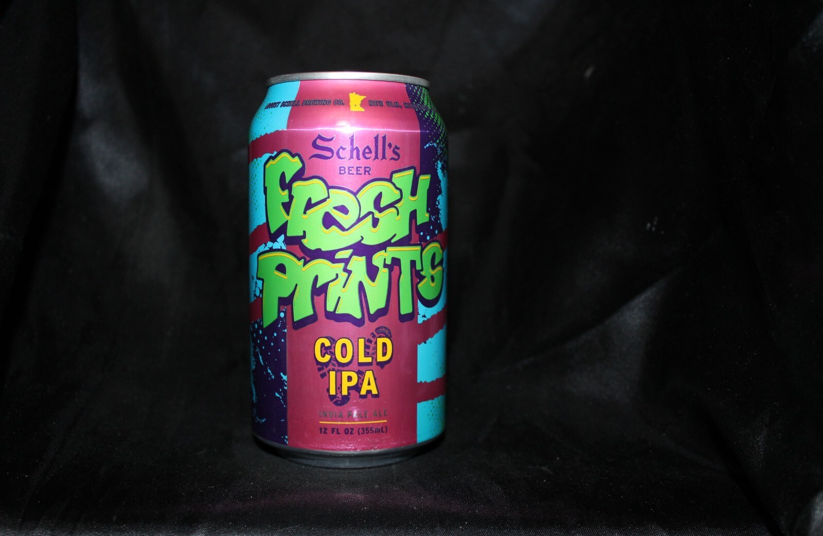 Fresh Prints Cold IPA features a design with strikingly vibrant colors - Fresh Prints Cold IPA: A Masterpiece of 162-Year-Old Intoxicating Brew.