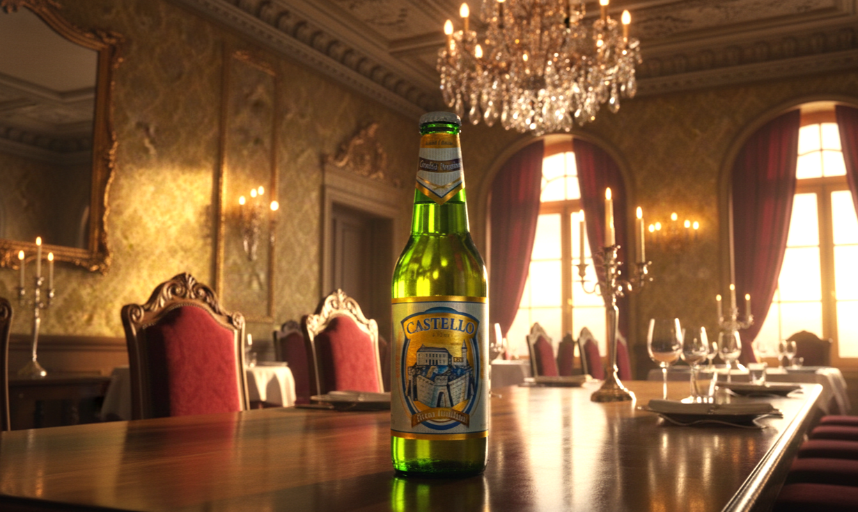 フリウラナ・ブロンダのパッケージデザインはイタリアの贅沢な美しさを体現しています - カステッロ・ビッラ・イタリアーナ / フリウラナ・ブロンダ：イタリアの心からの男性の声