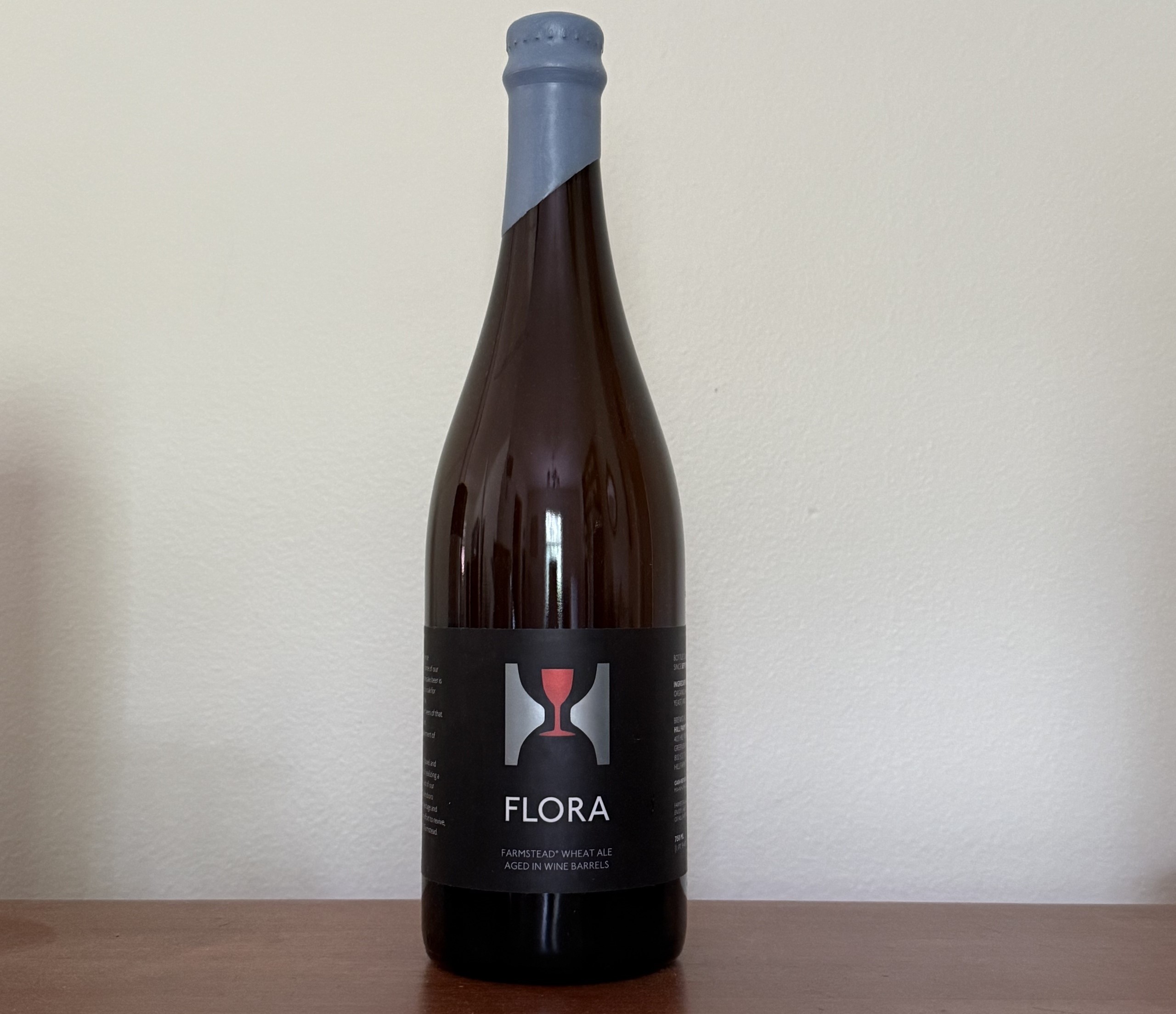 Image of the Flora beer bottle with its impressive and unique design - Flora: A Dream of Oak and Countryside Yeast