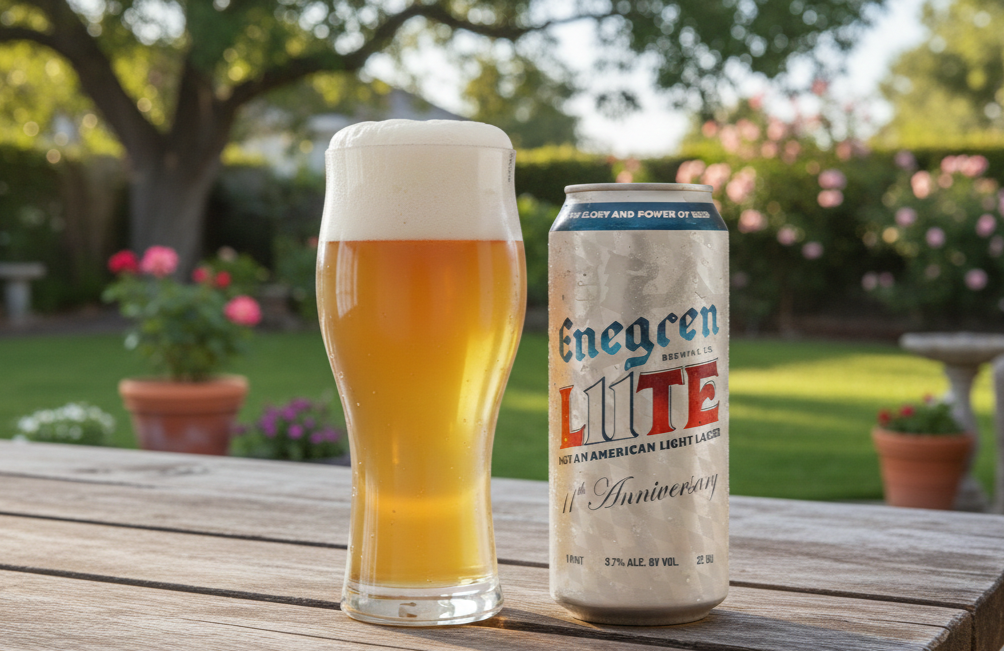 The image of the L11te beer glass, with its amber-yellow color, is incredibly captivating - L11te: The Sacred Melody of a Time of Reunion.