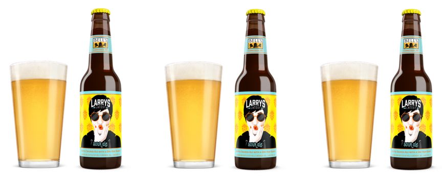 温かみのある魅惑的な淡い金色のビールグラスのイメージ - ラリーの最新サワー：アメリカの中心から醸造された夏