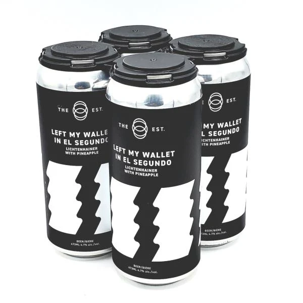 エルセグンドに財布を残して捨てられたビール缶がきれいに並べられた画像 - エルセグンドに財布を残して捨てられたビール缶：輝く黄金の宝石