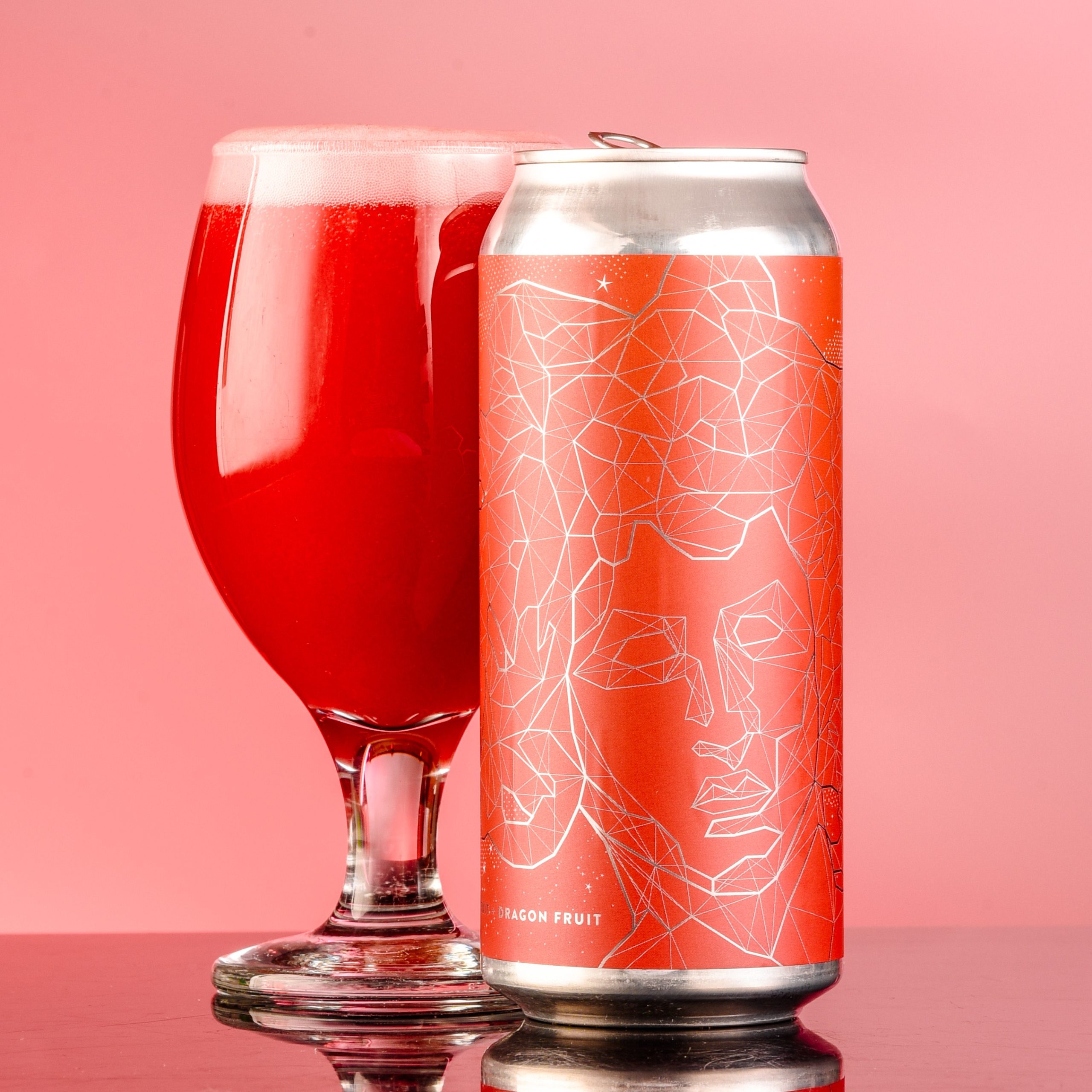 Medusa Dragon Fruit and Passion Fruit beer has a deep pink scaled color - Medusa - Dragon Fruit and Passion Fruit: A Dreamy Beer Flavor
