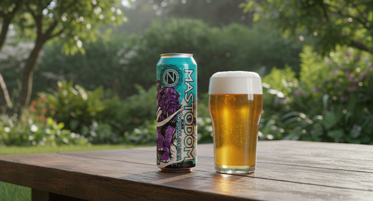 Mastodom Imperial Cold IPA has a captivating light golden color - Mastodom Imperial Cold IPA: The Ruler of the Beer World