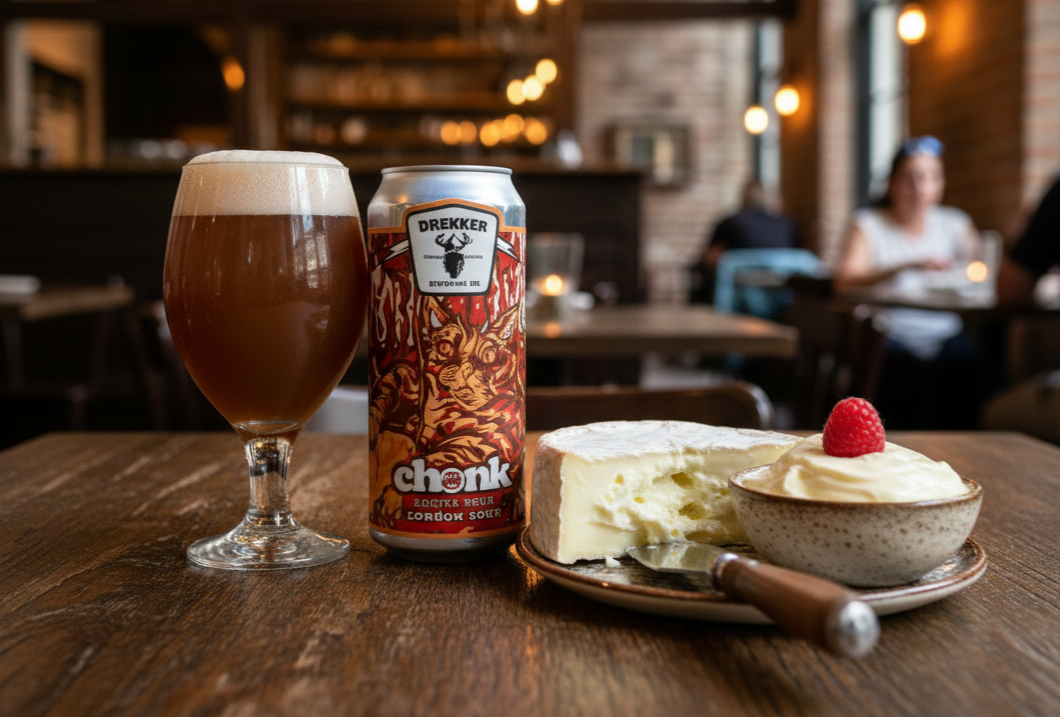 Pho mai Brie hay Mascarpone beo ngay deu phu hop de thuong thuc cung bia nay - Chonk Sundae Sour: Giấc Mơ Tan Trong Ly Bia Ph&eacute;p Thuật