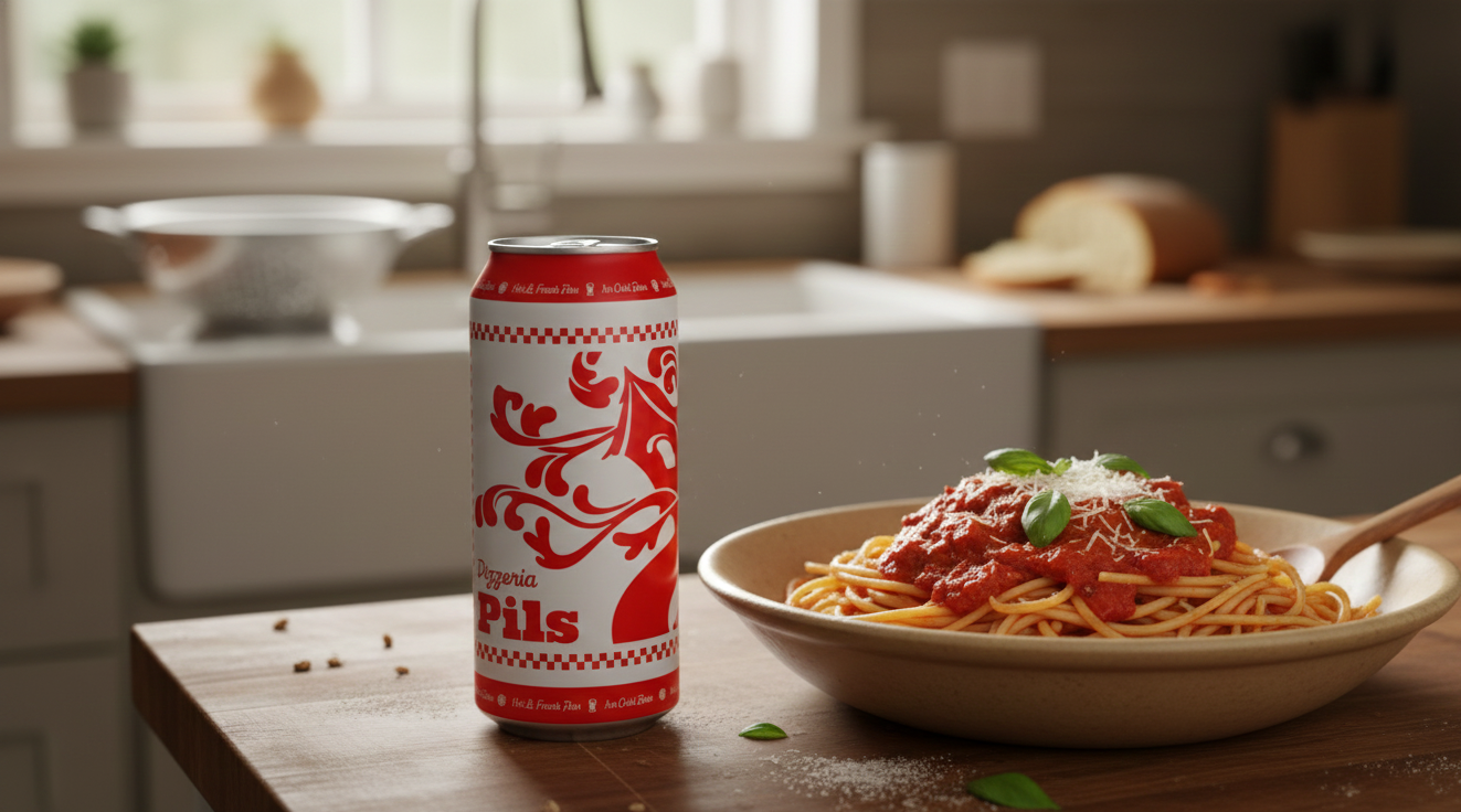 ビールと花の香りが特徴のピッツェリア・ピルスは、濃厚なイタリアンパスタと相性抜群です。 - ピッツェリア・ピルス：黄金の太陽の雫とピザの歴史