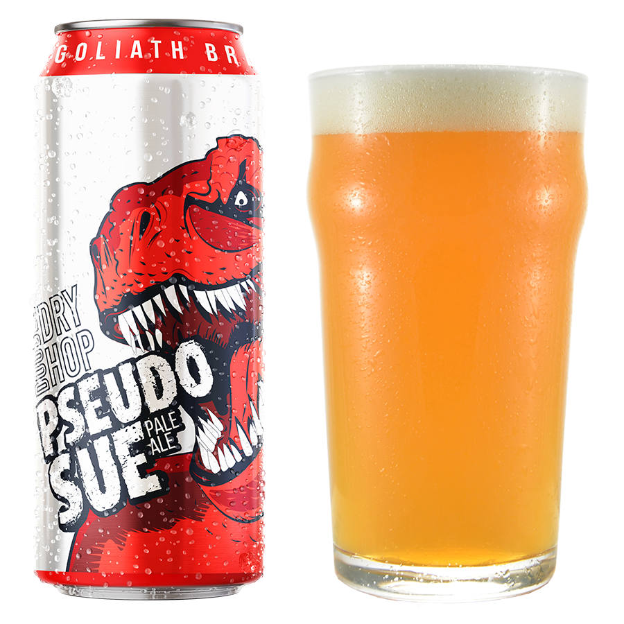Pseudo Sue Double Dry Hop has a warm, opaque yellow color - Pseudo Sue - Double Dry Hop: Citra Hop Dream