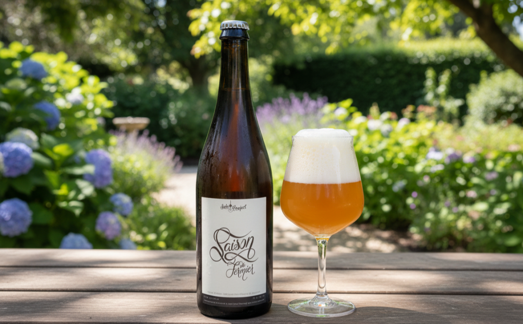 Saison Du Fermier Men Says Whispers From an Ancient Wooden Barrel