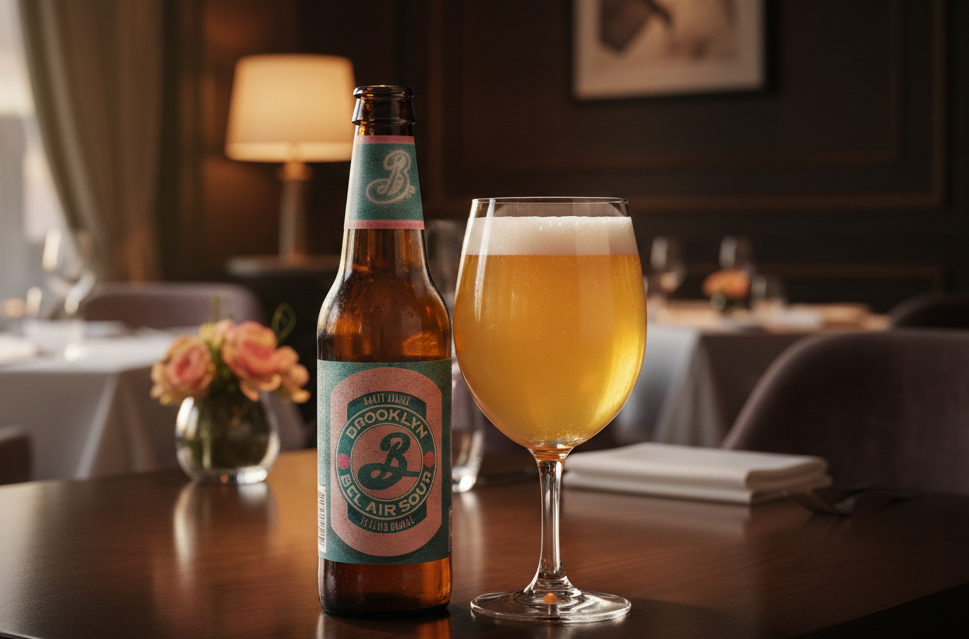 Sour Ale has a bright, energetic golden color - Bel Air Sour: A Golden Beer Evoking Summer Memories