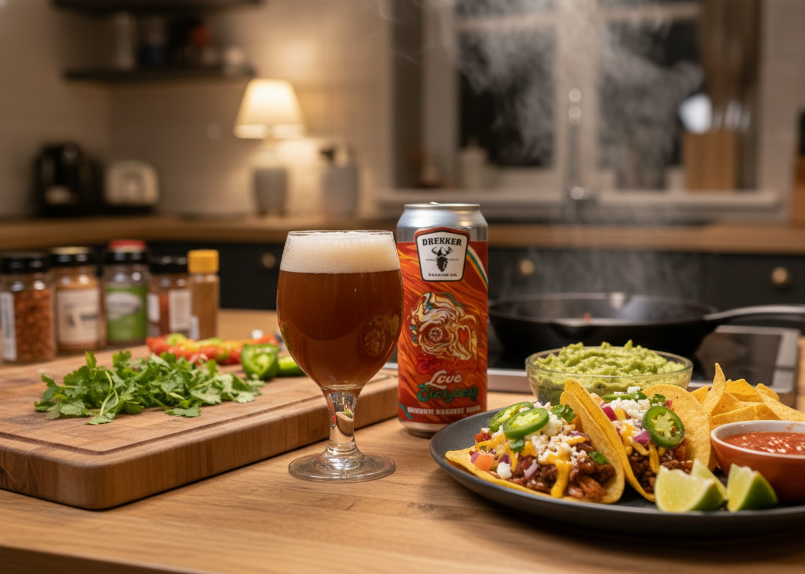 The tangy and spicy flavors of Mexican cuisine are the perfect companion to beer - Everybody Love Everybody: Love Becomes the Taste of Beer