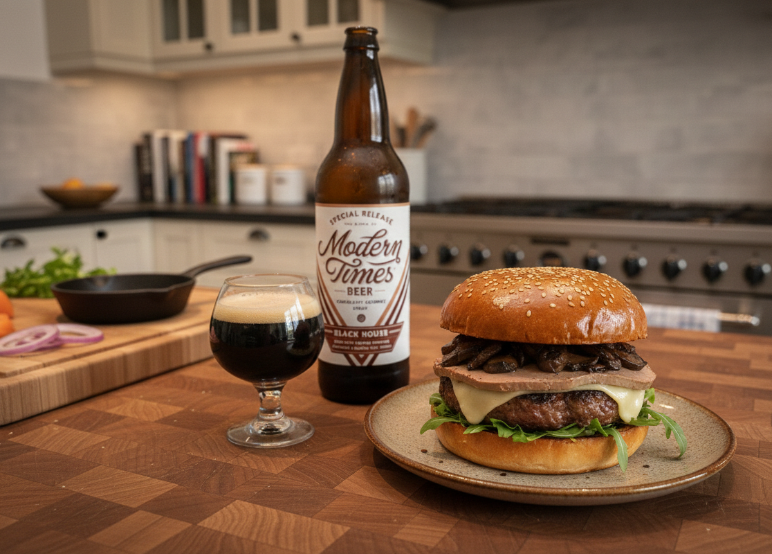 Black House - Coconut And Cocoa Nibs: Bí Mật Ngọt Ngào Vi ngot beo tu bia hoa quyen va can bang voi vi Umami man dam tu nhan burger nam va pate - Black House - Coconut And Cocoa Nibs: Bí Mật Ngọt Ngào