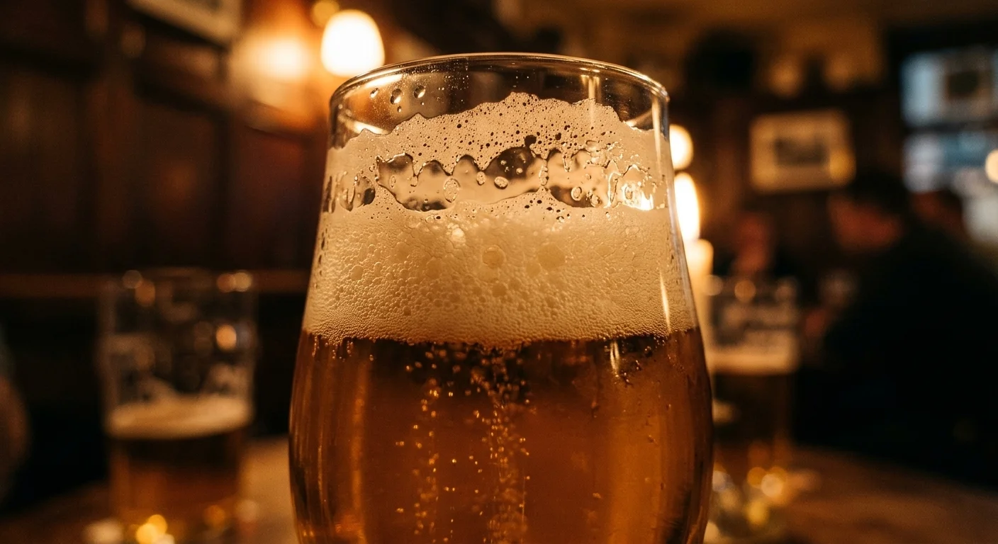 Beer foam bubbles - The philosophy of enjoying beer: When a glass of beer is more than just for drinking.