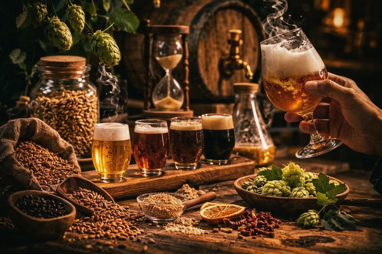 craft beer tasting malt hops yeast beer flavor 1 - Beer Rewards