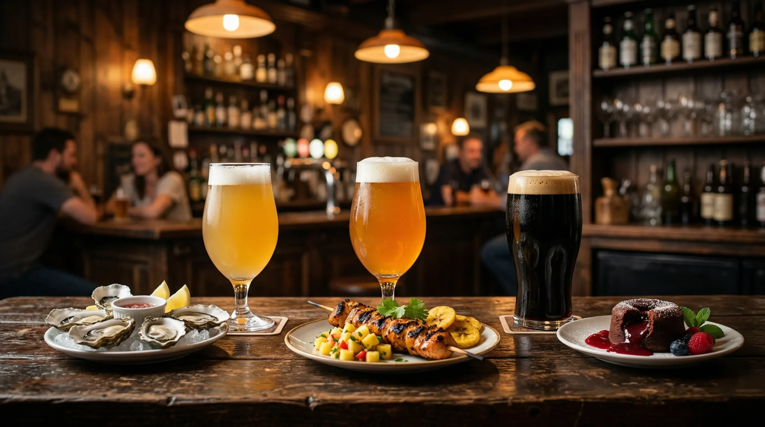 ビールと料理のペアリング例（スケール版） - ビールと料理：風味が最高の組み合わせに出会うとき