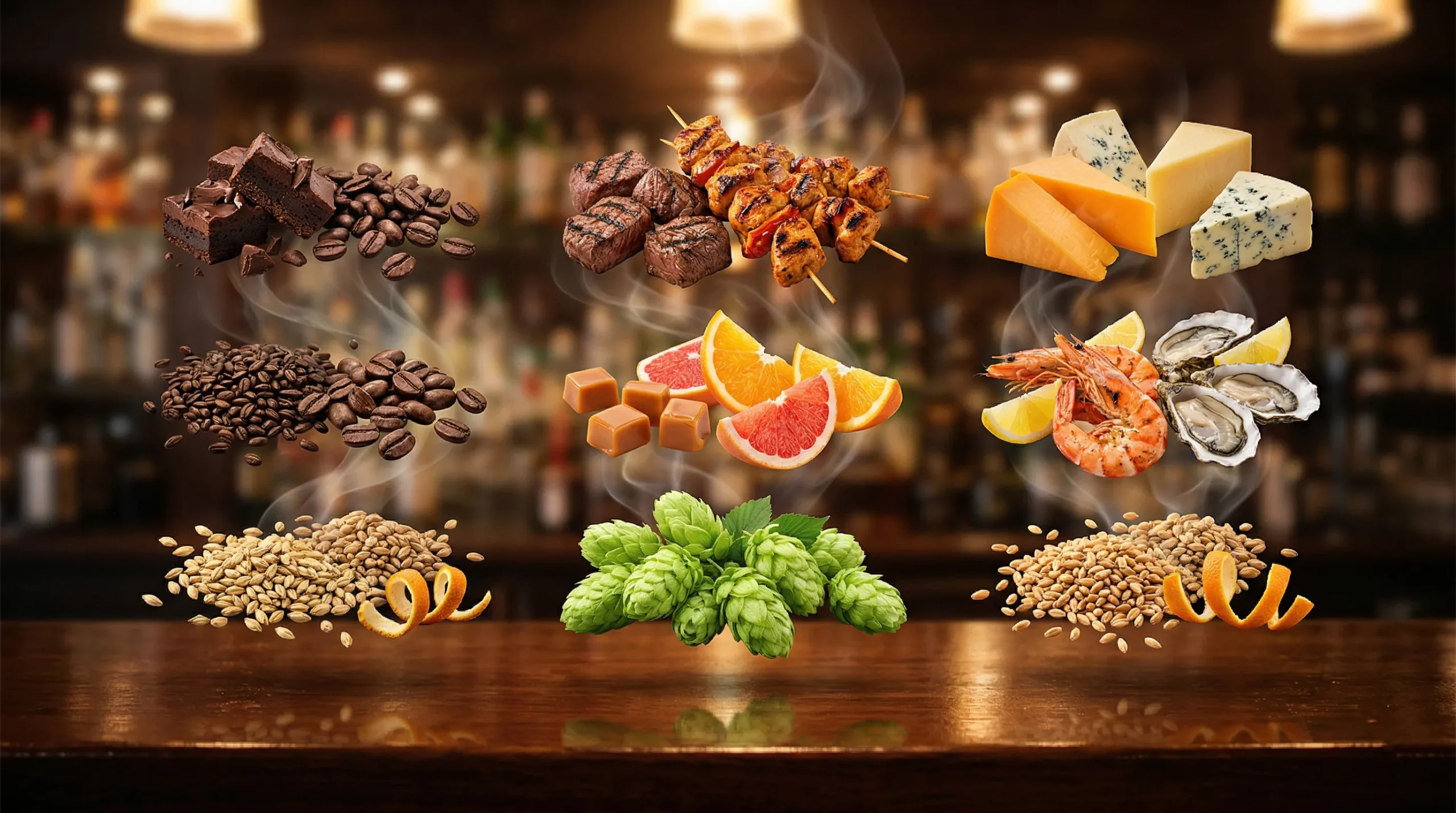 ビールと料理のペアリング原理を応用 - ビールと料理：風味が最高の組み合わせに出会うとき