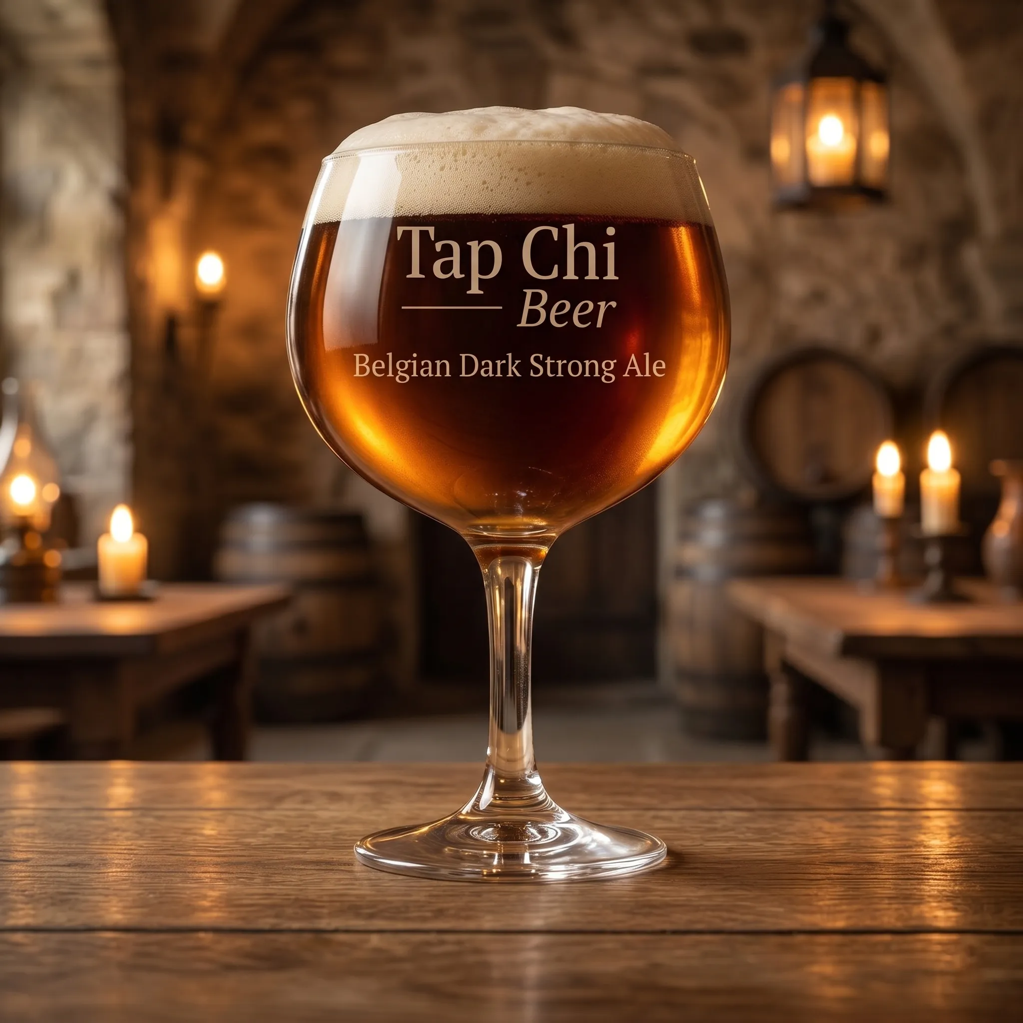 Belgisches dunkles Starkbier (dunkelbraun)
