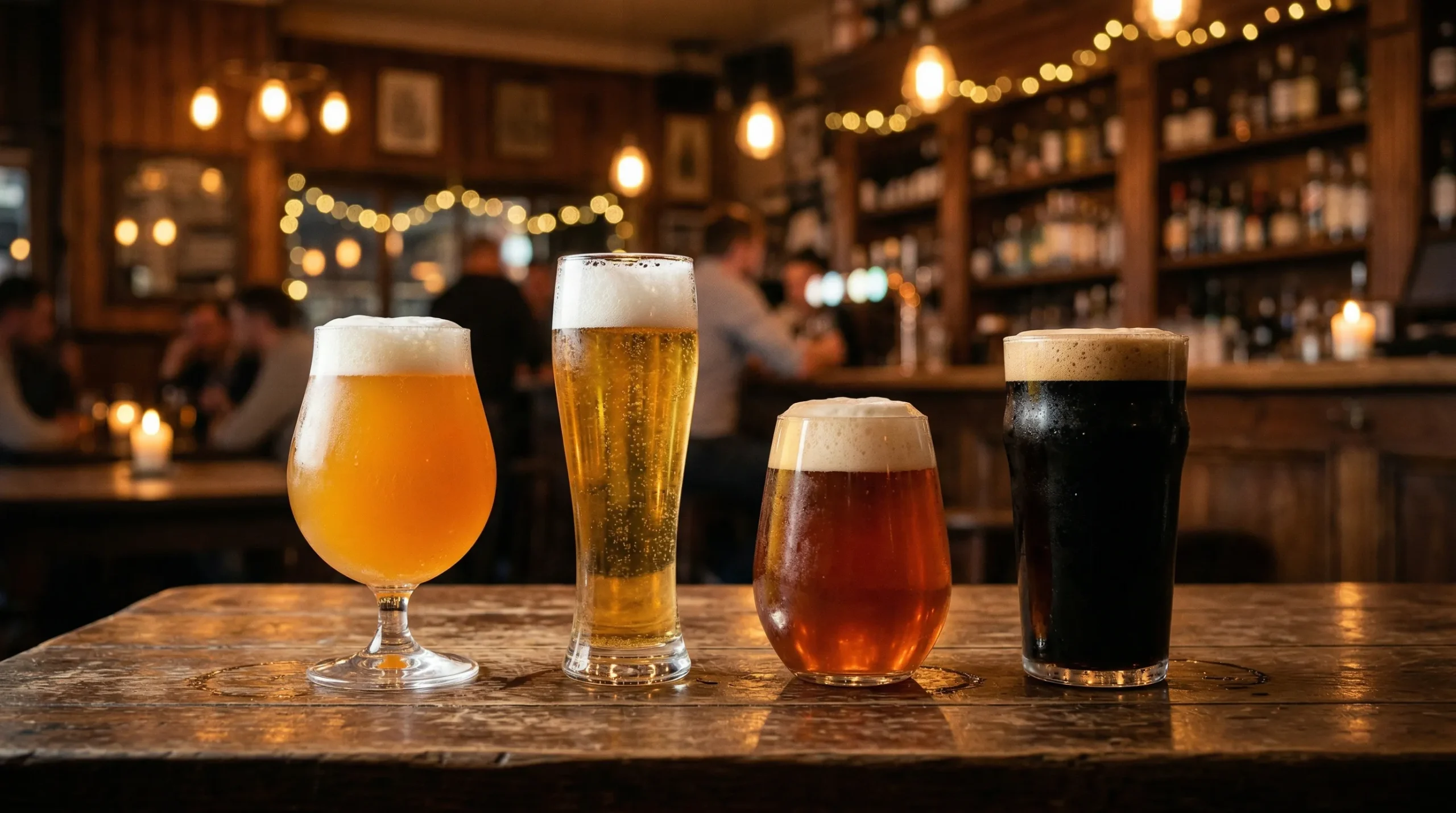 ビールの余韻の種類 - ビールの余韻：ビールを一口飲んだ後に残る感覚