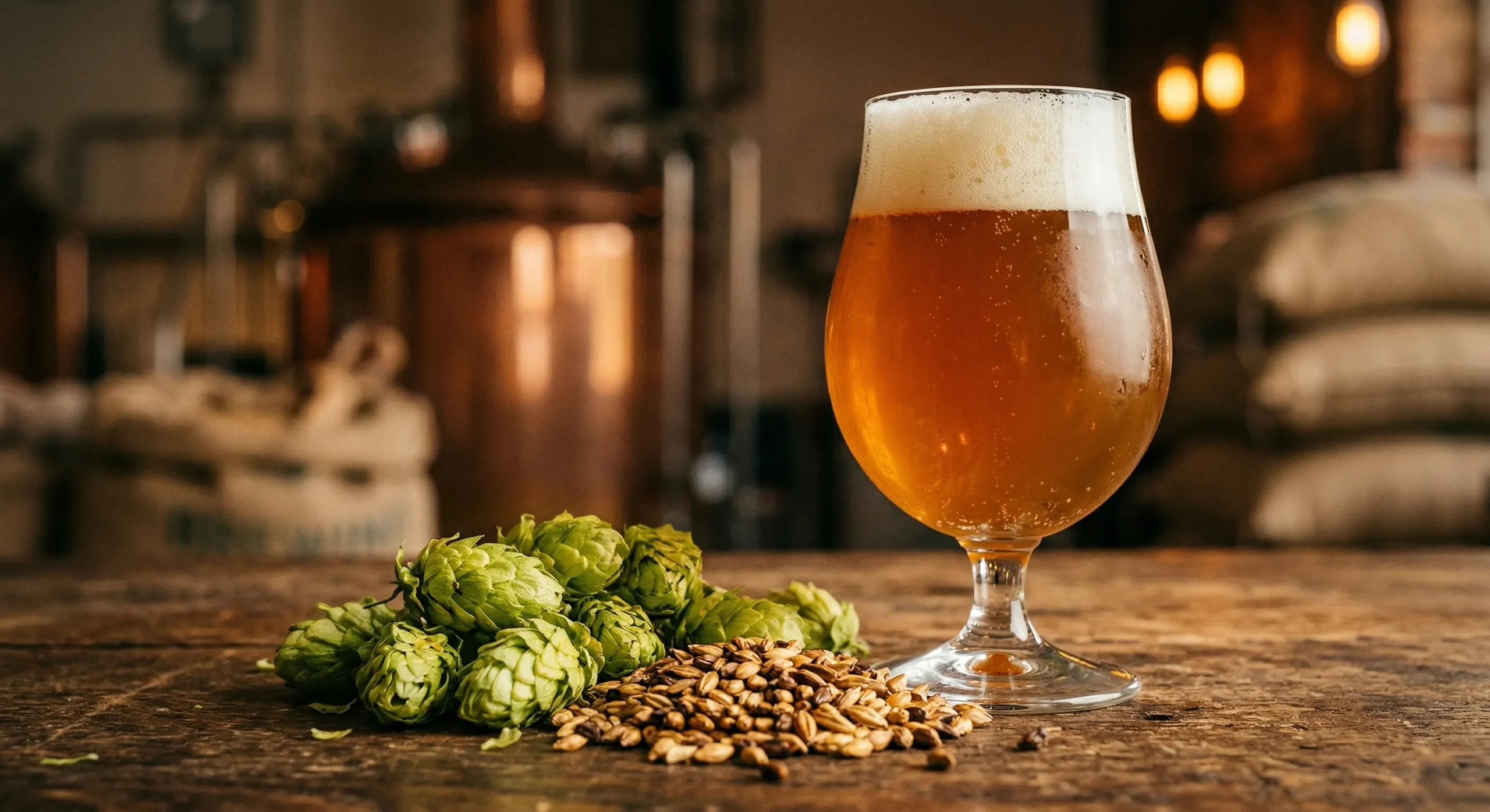 Malt hop beer scaled - Hương Beer: Where the story of a glass of beer begins.